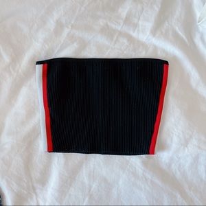 Babaton Aritzia Ribbed Crop Tube Top